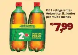 Supermercados Savegnago Kit 2 refrigerantes Antarctica 1L oferta