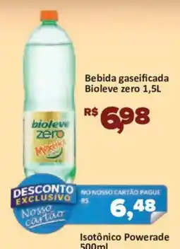 Supermercados Savegnago Bebida gaseificada Bioleve zero 1,5L oferta