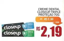 Economart Atacadista Creme dental closeup triple proteção oferta