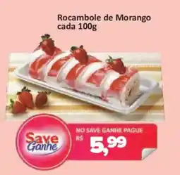 Supermercados Savegnago Rocambole de Morango oferta