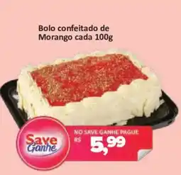 Supermercados Savegnago Bolo confeitado de Morango oferta