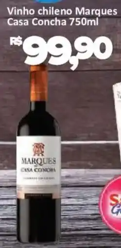 Supermercados Savegnago Vinho chileno Marques Casa Concha oferta