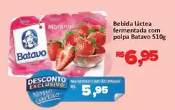 Supermercados Savegnago Bebida láctea fermentada com polpa Batavo oferta