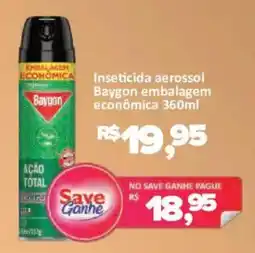 Supermercados Savegnago Inseticida aerossol baygon embalagem econômica oferta