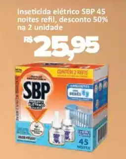 Supermercados Savegnago Inseticida elétrico sbp 45 noites refil oferta