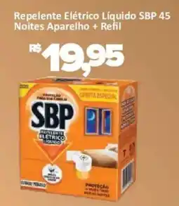 Supermercados Savegnago Repelente elétrico líquido sbp 45 noites aparelho + refil oferta