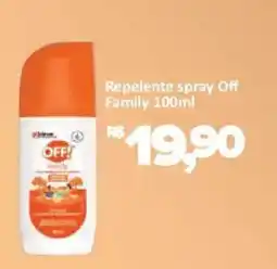 Supermercados Savegnago Repelente spray off family oferta