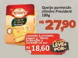 Supermercados Savegnago Queijo parmesão cilindro president oferta