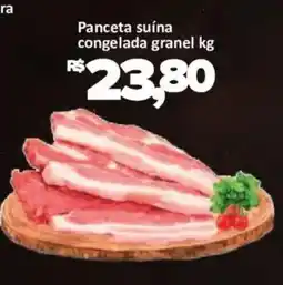 Supermercados Savegnago Panceta suína congelada granel kg oferta