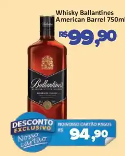 Supermercados Savegnago Whisky Ballantines American Barrel oferta