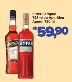 Supermercados Savegnago bitter campari ou aperitivo aperol oferta