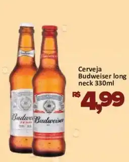 Supermercados Savegnago Cerveja Budweiser long neck oferta