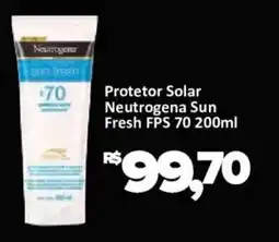 Supermercados Savegnago Protetor solar neutrogena sun fresh fps 70 oferta