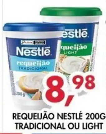Requeijão Nestlé tradicional ou light