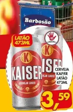 Barbosão Extra Supermercados Cerveja lager kaiser oferta