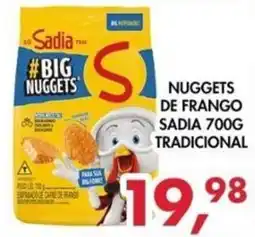 Barbosão Extra Supermercados Nuggets de frango sadia tradicional oferta