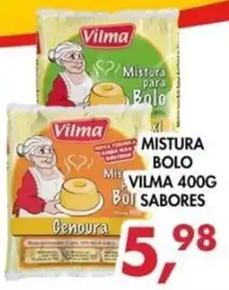 Barbosão Extra Supermercados Mistura bolo vilma 400g sabores oferta