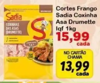Cortes Frango Sadia Coxinha Asa Drumette