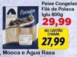 Chama Supermercados Peixe congelado filé de polaca oferta