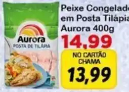 Chama Supermercados Peixe congelado em posta tilápia oferta