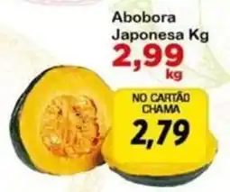 Chama Supermercados Abobora Japonesa oferta
