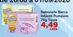 Chama Supermercados Sabonete Barra Infantil Pompom oferta