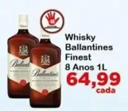 Chama Supermercados Whisky Ballantines Finest 8 Anos oferta