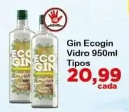Chama Supermercados Gin Ecogin Vidro oferta