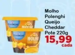 Chama Supermercados Molho polenghi queijo cheddar oferta
