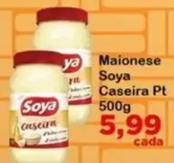 Chama Supermercados Maionese soya caseira pt oferta