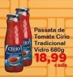 Chama Supermercados Passata de Tomate Cirio Tradicional Vidro oferta