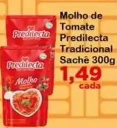 Chama Supermercados molho de tomate predilecta tradicional oferta