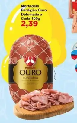 Chama Supermercados Mortadela Perdigão Ouro oferta