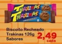 Chama Supermercados Biscoito recheado trakinhas oferta