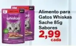Chama Supermercados Alimento para Gatos Whiskas oferta