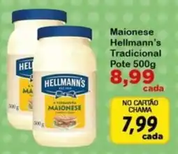 Chama Supermercados Maionese hellmann's tradicional oferta