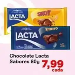 Chama Supermercados Chocolate lacta sabores oferta