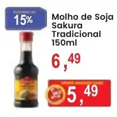 Federzoni Supermercados Molho de Soja Sakura Tradicional oferta