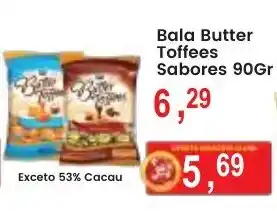 Bala Butter Toffees Sabores