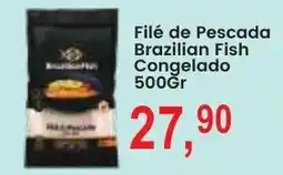 Federzoni Supermercados Filé de Pescada Brazilian Fish Congelado oferta