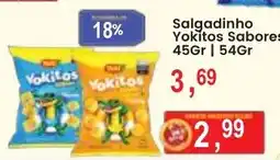 Federzoni Supermercados Salgadinho Yokitos Sabores oferta