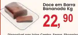 Federzoni Supermercados Doce em Barra Bananada oferta