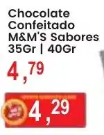 Federzoni Supermercados Chocolate Confeitado M&M'S Sabores oferta
