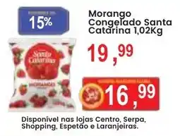 Federzoni Supermercados Morango Congelado Santa Catarina oferta