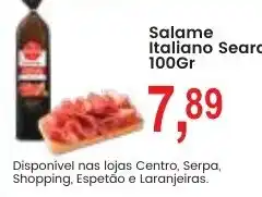 Federzoni Supermercados Salame Italiano Seara oferta