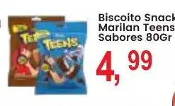 Federzoni Supermercados Biscoito Snack Marilan Teens Sabores oferta