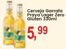 Federzoni Supermercados Cerveja Garrafa Praya Lager Zero Glúten oferta