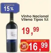 Federzoni Supermercados Vinho Nacional Vileña Tipos oferta