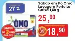 Federzoni Supermercados Sabão em pó omo lavagem perfeita oferta