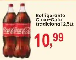 Federzoni Supermercados Refrigerante Coca-Cola tradicional oferta